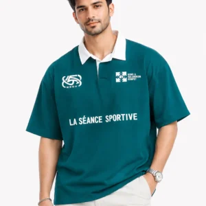 La Séance Sportive No.91 Rugby Polo Printed Tee 1