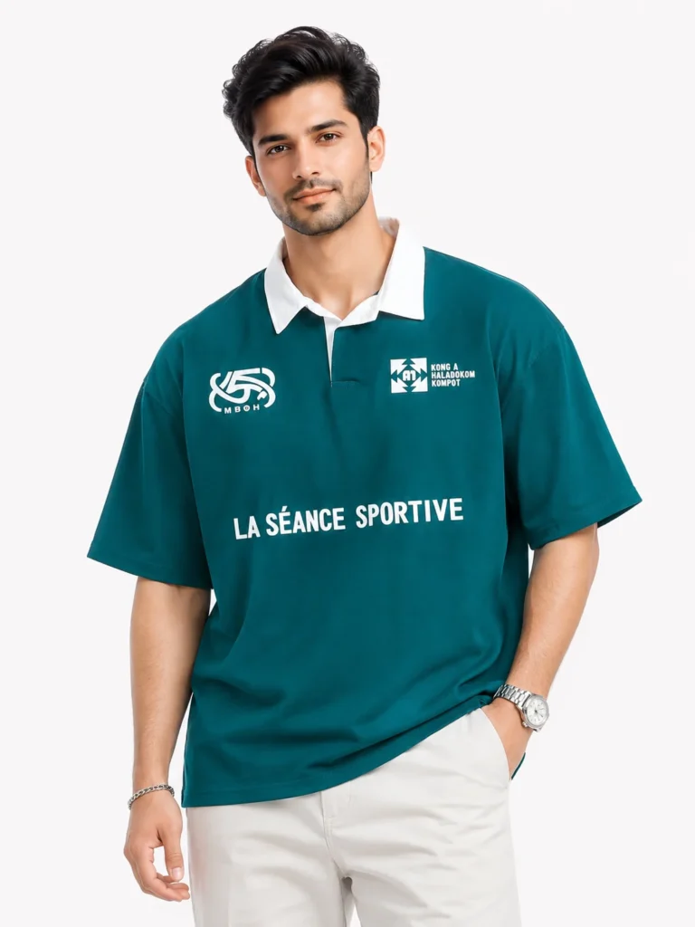 La Séance Sportive No.91 Rugby Polo Printed Tee 1