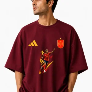 Lamine Yamal 19 Spain Oversized Printed Tee 1