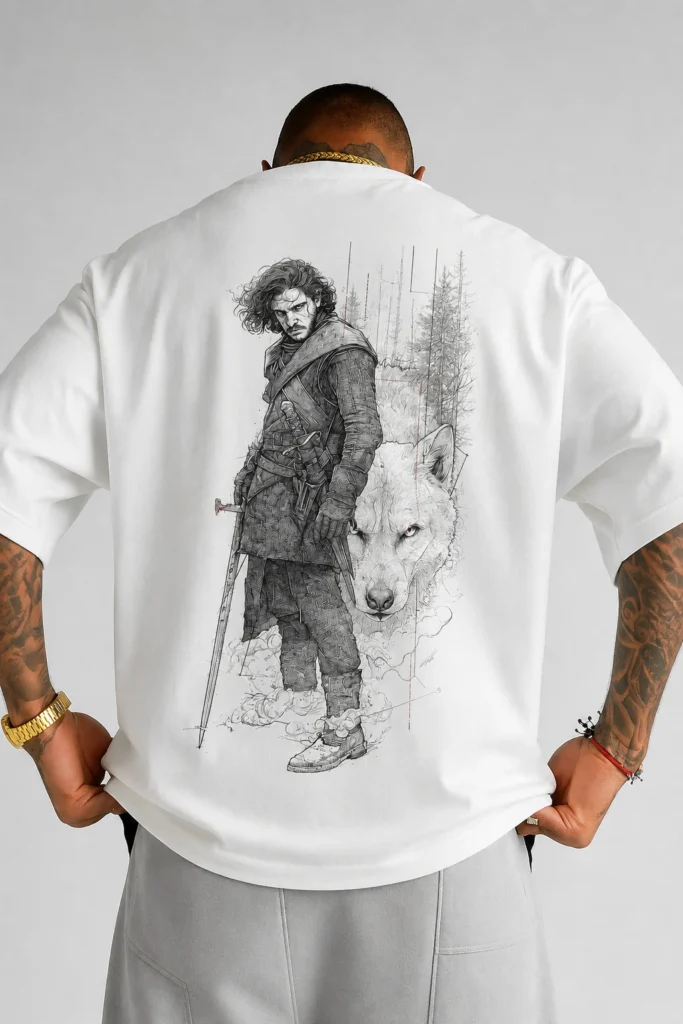 Night's Watch Castle Black Printed Tee 1