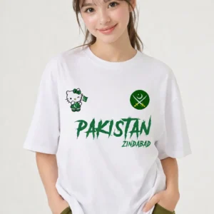 Pakistan Zindabad Drop Shoulder Printed Tee 1