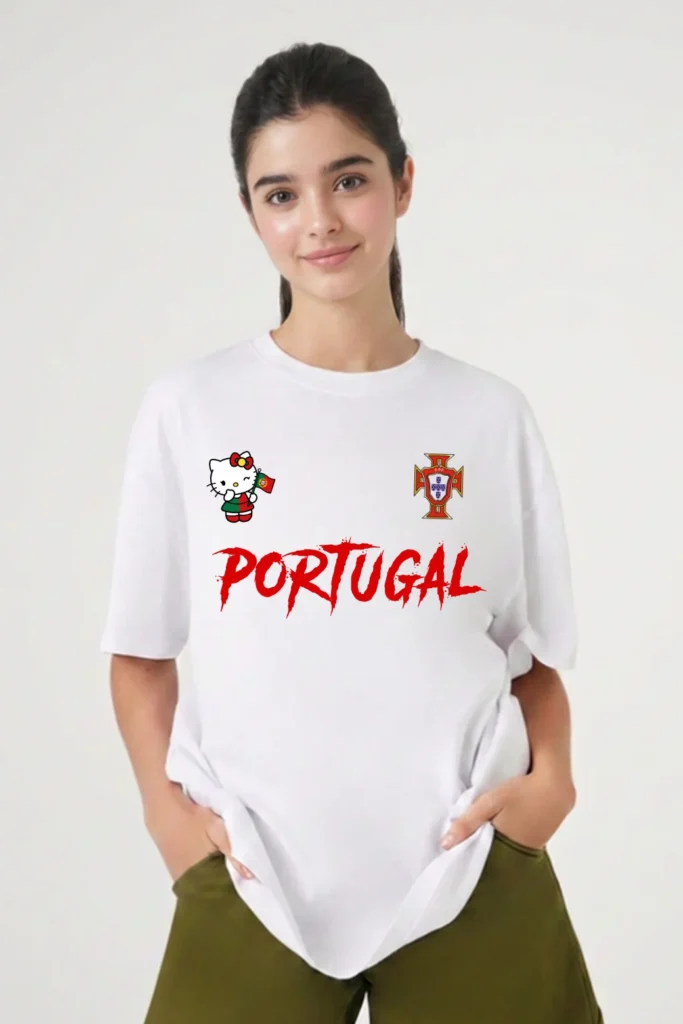 Portugal x Hello Kitty Oversized Printed Tee 1
